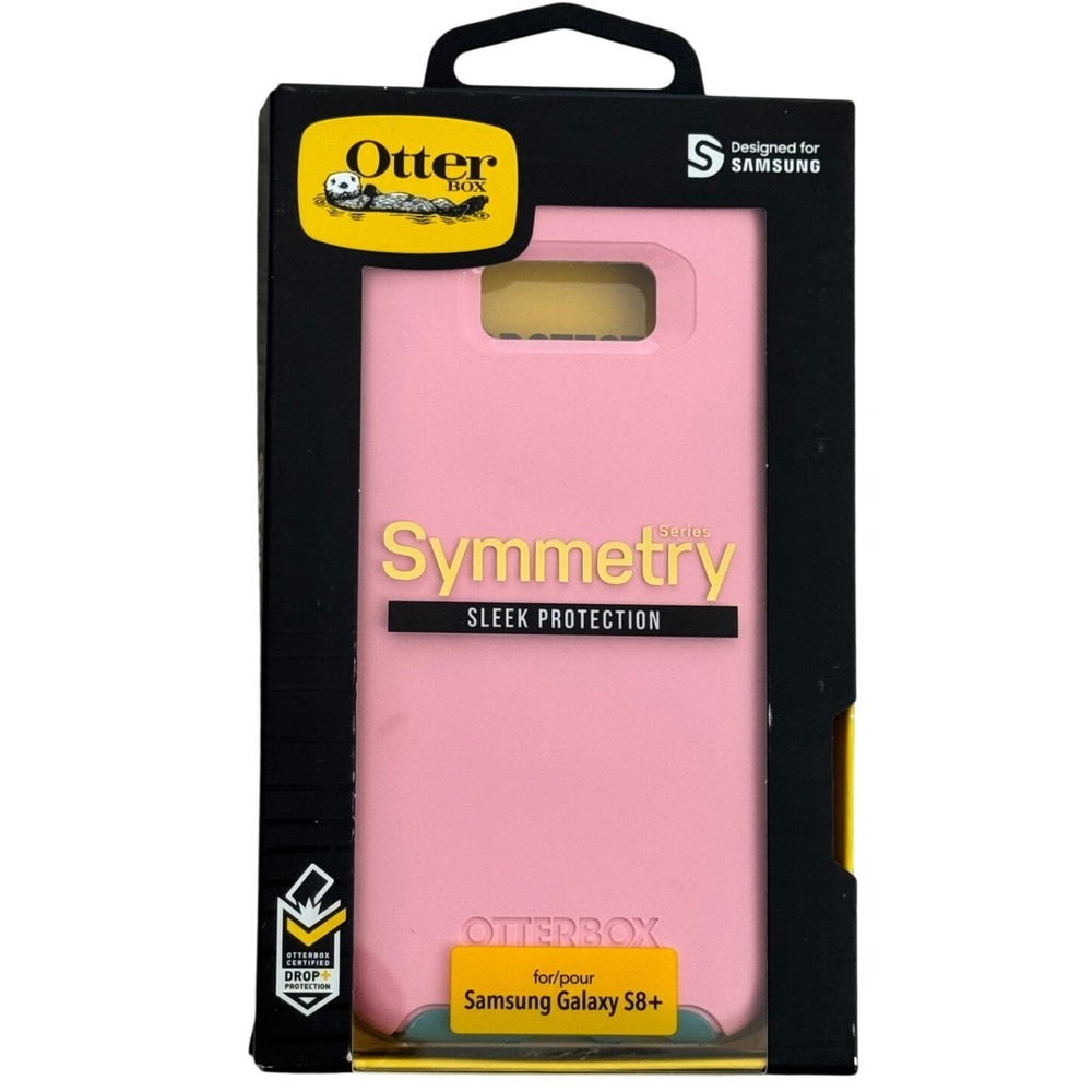 OtterBox Symmetry Series Case Samsung Galaxy S8+ Pink Sleek Protection 77-54608
